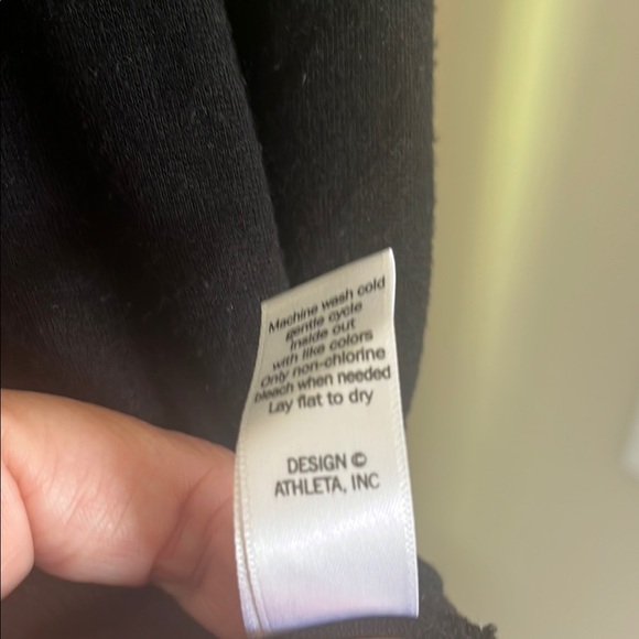 Athleta Black Long Sleeve Blouse - Picture 3 of 4